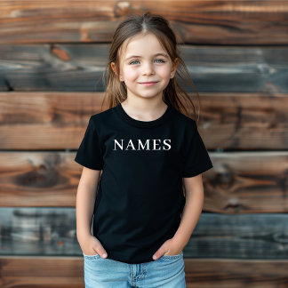 Fügen Sie Ihren Namen hinzu Kleinkind T-shirt