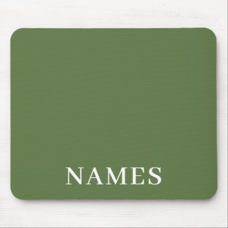 Fügen Sie Ihren Namen hinzu Mousepad