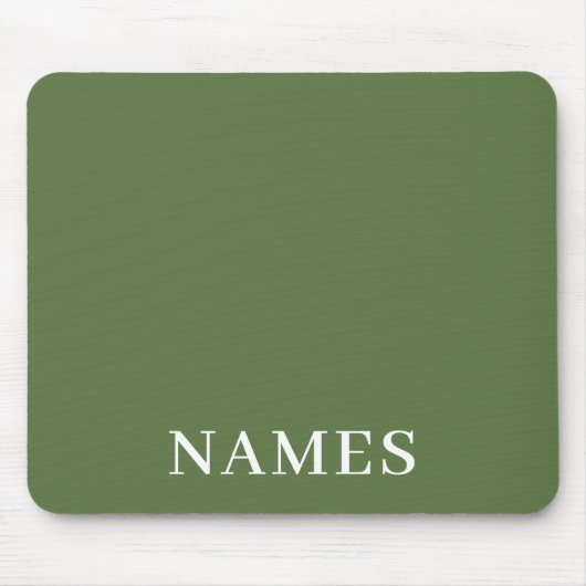 Fügen Sie Ihren Namen hinzu Mousepad (Vorne)