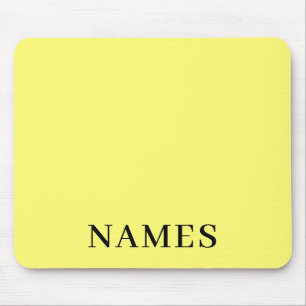 Fügen Sie Ihren Namen hinzu Mousepad