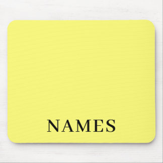 Fügen Sie Ihren Namen hinzu Mousepad