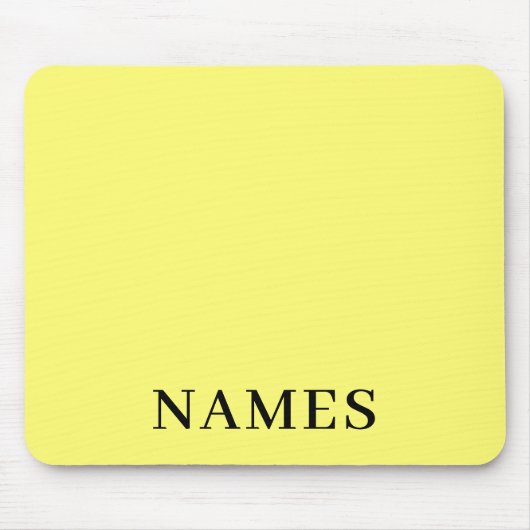 Fügen Sie Ihren Namen hinzu Mousepad (Vorne)