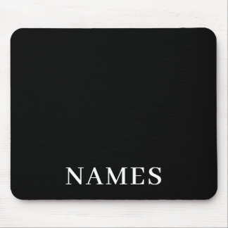 Fügen Sie Ihren Namen hinzu Mousepad