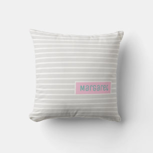 Fügen Sie Ihren Namen hinzu Personalisiertes Wurfk Kissen