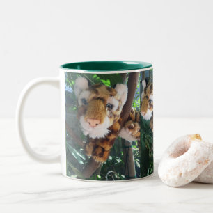 FÜGEN SIE IHREN NAMEN IN DIESE NIEDLICHE TOY LEOP ZWEIFARBIGE TASSE