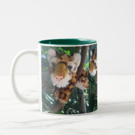 FÜGEN SIE IHREN NAMEN IN DIESE NIEDLICHE TOY LEOPA ZWEIFARBIGE TASSE