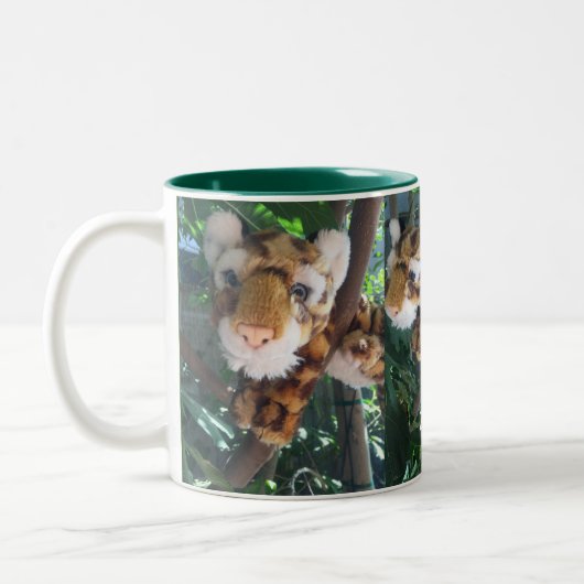 FÜGEN SIE IHREN NAMEN IN DIESE NIEDLICHE TOY LEOPA ZWEIFARBIGE TASSE (Links)