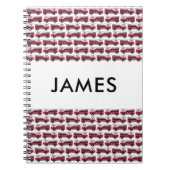 Fügen Sie Ihren Namen Red Fire LKW Personalisiert Notizblock (Vorderseite)