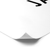 Fügen Sie Ihren Namen Red Fire LKW Personalisiert Poster (Ecke)