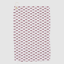 Fügen Sie Ihren Namen Red Fire LKW Personalisierte Golfhandtuch