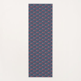 Fügen Sie Ihren Namen Red Fire LKW Personalisierte Yogamatte