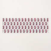 Fügen Sie Ihren Namen Red Fire LKW Personalisierte Yogamatte (Rückseite (Horizontal))