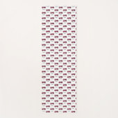 Fügen Sie Ihren Namen Red Fire LKW Personalisierte Yogamatte (Vorderseite)