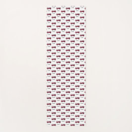 Fügen Sie Ihren Namen Red Fire LKW Personalisierte Yogamatte