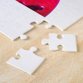 Fügen Sie Ihren Namen Text braun akustische Gitarr Puzzle (Seite)
