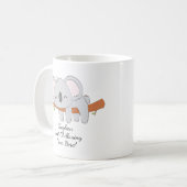 Fügen Sie Ihren Namen Text, Koala - Chillaxing hie Kaffeetasse (Vorderseite Links)