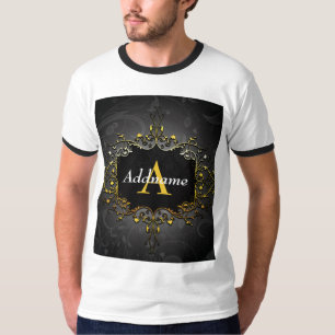 Fügen Sie Ihren Namen und Ihre Initialen hinzu T-Shirt