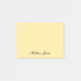 Fügen Sie Ihren Namen zur benutzerdefinierten hell Post-it Klebezettel