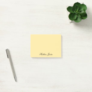 Fügen Sie Ihren Namen zur benutzerdefinierten hell Post-it Klebezettel