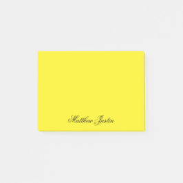 Fügen Sie Ihren Namen zur benutzerdefinierten Neon Post-it Klebezettel