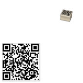 Fügen Sie Ihren QR-Code Einfach Spaß Business Beru Gummistempel (Stempel)