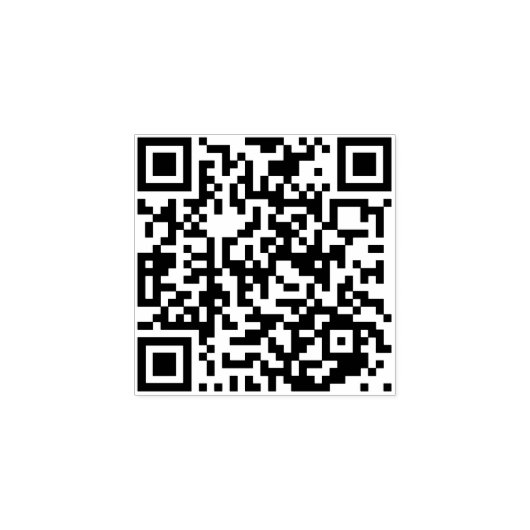 Fügen Sie Ihren QR-Code Einfach Spaß Business Beru Gummistempel (Prägung)