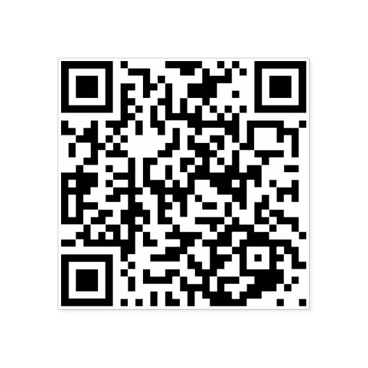 Fügen Sie Ihren QR-Code Einfach Spaß Business Beru Gummistempel (Prägung)