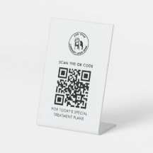 Fügen Sie Ihren QR-Code und das Vet Tech Business 