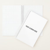 Fügen Sie Ihren Slogan oder Ihren Kostenvoranschla Notizblock (Innen)