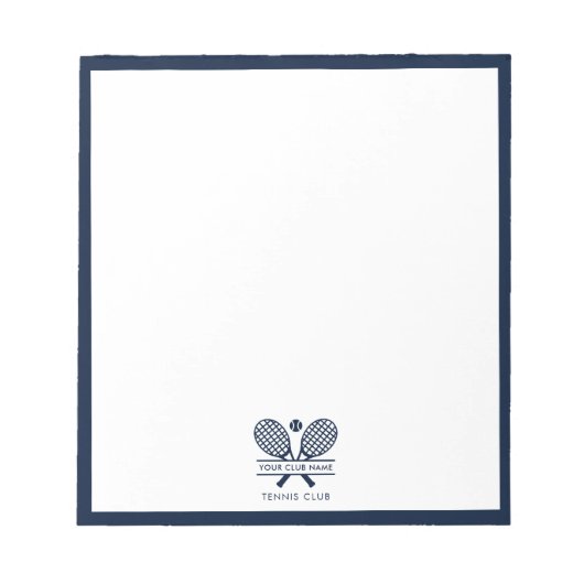 Fügen Sie Ihren Tennis-Teamtrainer hinzu Notizblock (Vorderseite)