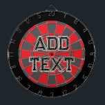 Fügen Sie Ihren Text auf Rot, Kohle Grau und Schwa Dartscheibe<br><div class="desc">Fügen Sie Ihren Text auf Rot, Kohle Grau und Schwarz Farbton Dart Board Spiel inklusive 6 Messingdarbietungen - personalisieren Sie Ihre Wünsche!</div>