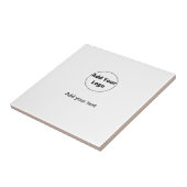 Fügen Sie Ihren Text einfach nur minimale benutzer Fliese (Seite)