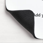 Fügen Sie Ihren Text einfach nur minimale benutzer Mousepad (Ecke)