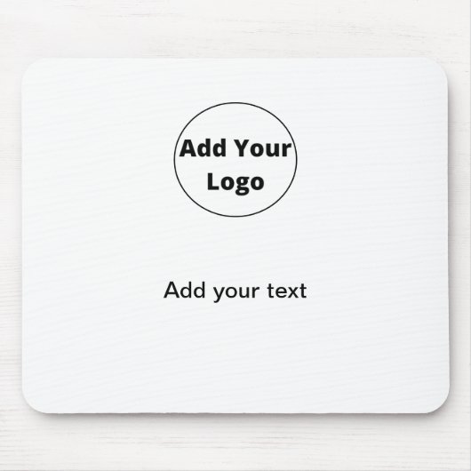 Fügen Sie Ihren Text einfach nur minimale benutzer Mousepad (Vorne)