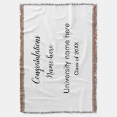 Fügen Sie Ihren Text einfachen Absolvent hinzufüge Decke (Vorderseite Vertikal)