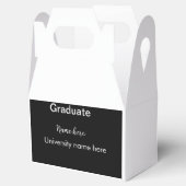 Fügen Sie Ihren Text einfachen Absolvent hinzufüge Geschenkschachtel (Geöffnet)