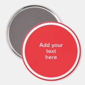 Fügen Sie Ihren Text hier ein - VORLAGE Magnet (Vorderseite/Rückseite)