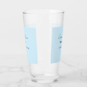 fügen Sie Ihren Text hinzu einfache Absolventen fü Glas (Links)