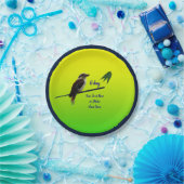 Fügen Sie Ihren Text hinzu, Kookaburra Australisch Pappteller (Party)