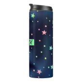 Fügen Sie Ihren Text hinzu — Thermaltumbler Thermosbecher (Nach rechts gedreht)