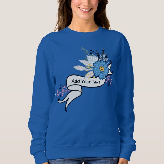 Fügen Sie Ihren Text hinzu - Women's Basic Sweatsh Sweatshirt (Vorderseite)