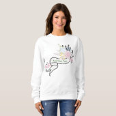 Fügen Sie Ihren Text hinzu - Women's Basic Sweatsh Sweatshirt (Vorne ganz)