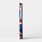 Fügen Sie Ihren Text in englischer Flagge Throw Pi Case-Mate iPhone Hülle (Rückseite / Links)