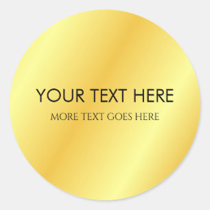 Fügen Sie Ihren Text Namensmonogramm Initial Templ Runder Aufkleber