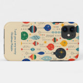 Fügen Sie Ihren Text Niedliche Ornamente im Retro- Case-Mate iPhone Hülle (Rückseite (Horizontal))