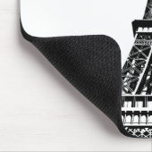 Fügen Sie Ihren Text Pop Art Eiffel Tower Paris Fr Mousepad (Ecke)