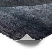 Fügen Sie Ihren Text Quote Grunge Textured Dark Gr Poster (Ecke)