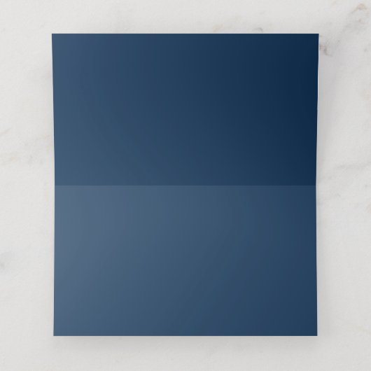 Fügen Sie Ihren Text Red Gingham mit Blue Border h Platzkarte (Innenseite Aufgefaltet)