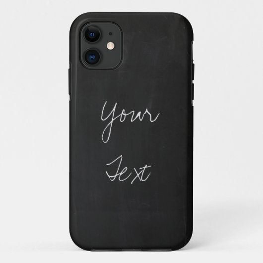 Fügen Sie IHREN TEXT Tafelhintergrund hinzu Case-Mate iPhone Hülle (Rückseite)