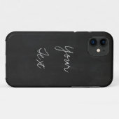 Fügen Sie IHREN TEXT Tafelhintergrund hinzu Case-Mate iPhone Hülle (Rückseite (Horizontal))